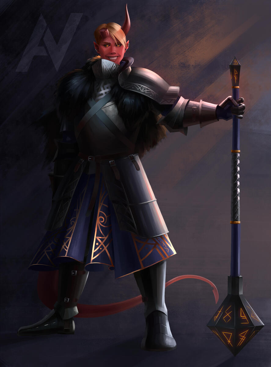 Tiefling Paladin OC